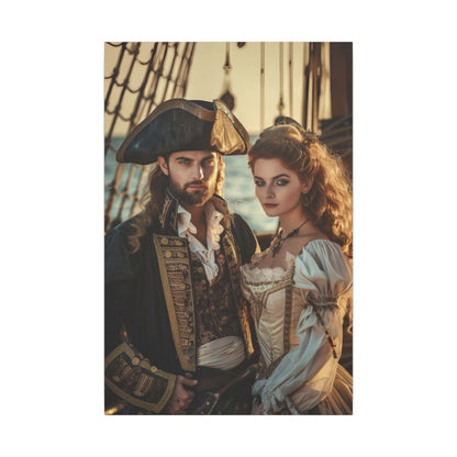 Kaptajnens kærlighed | Brugerdefineret portræt med dine fotos