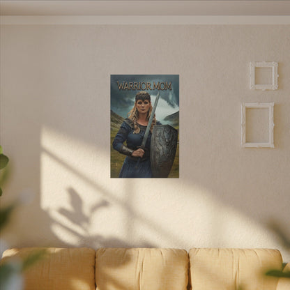 Warrior Mom Portrait | Personalized Gift with Your Photos