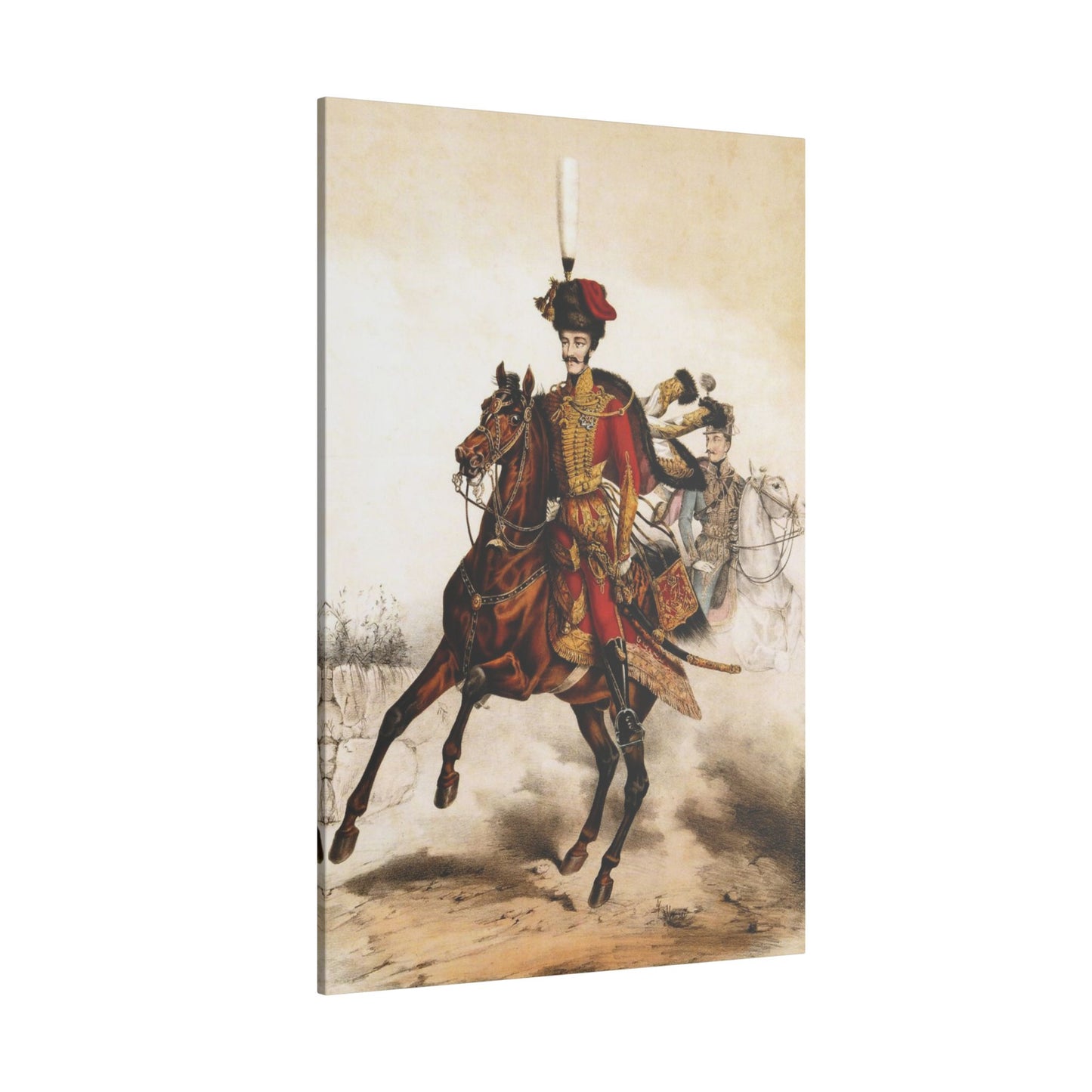 The Gallant Hussar | Custom Portrait with Your Photos