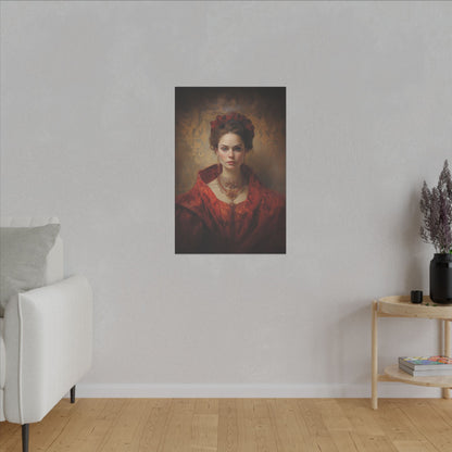 The Crimson Lady | Custom Portrait with Your Photos