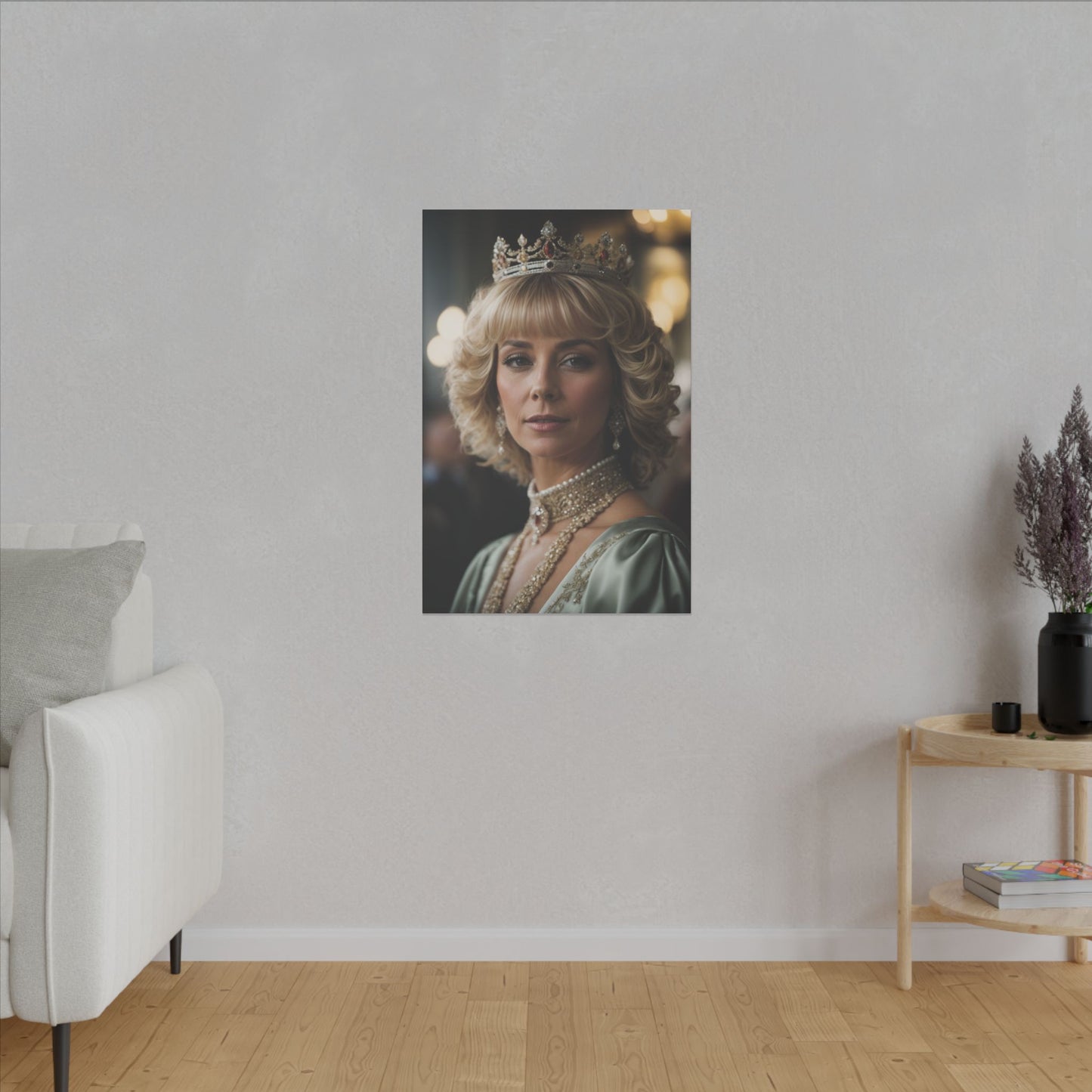 Regal Queen | Custom Portrait with Your Photos