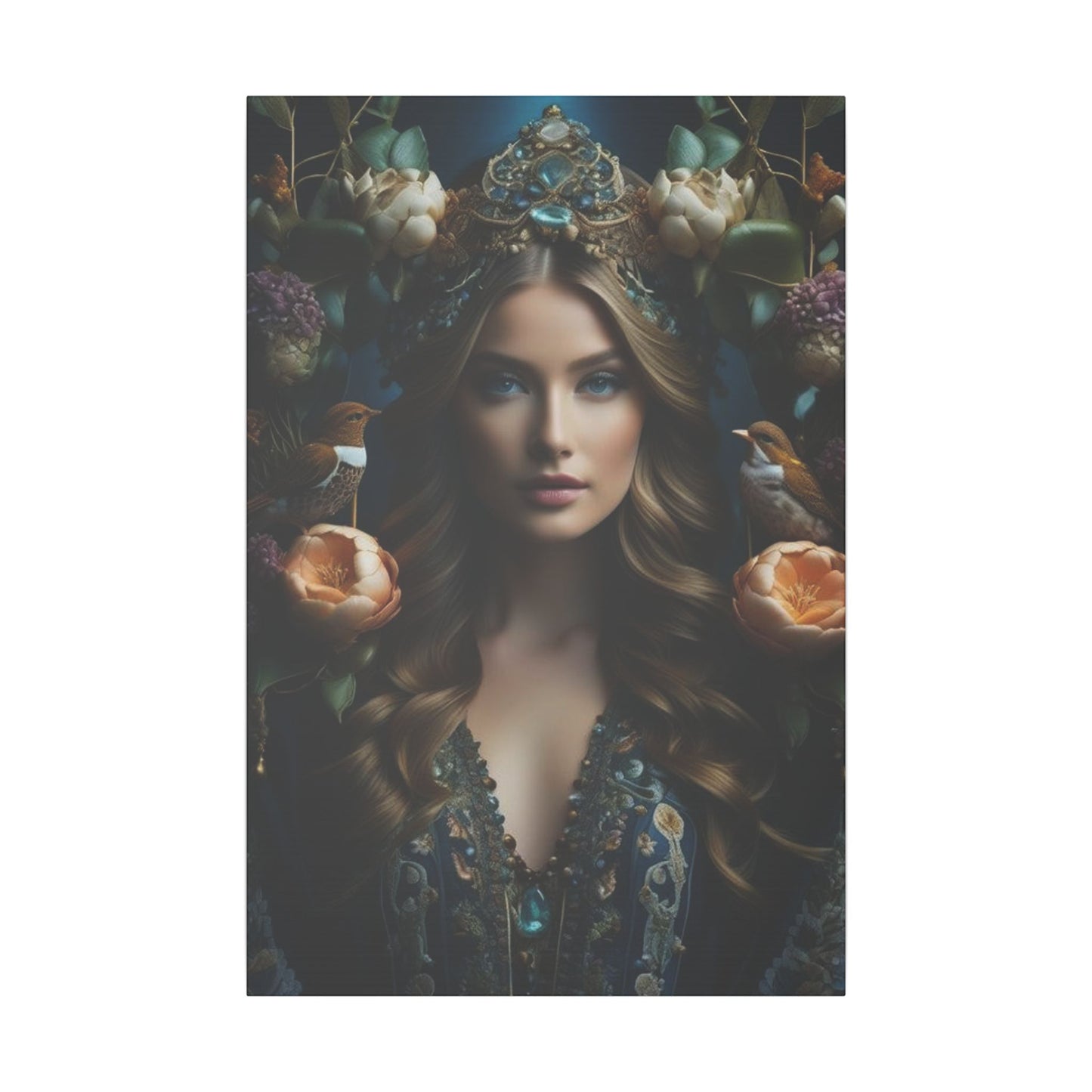 Royal Bloom Queen | Custom Portrait with Your Photos