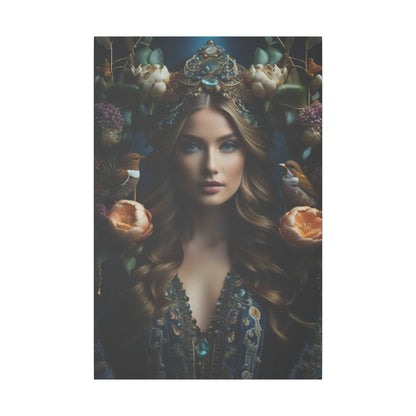 Royal Bloom Queen | Custom Portrait with Your Photos