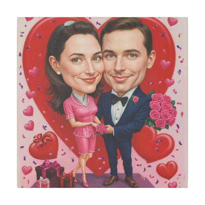 Romantic_Caricature | Custom Portrait with Your Photos