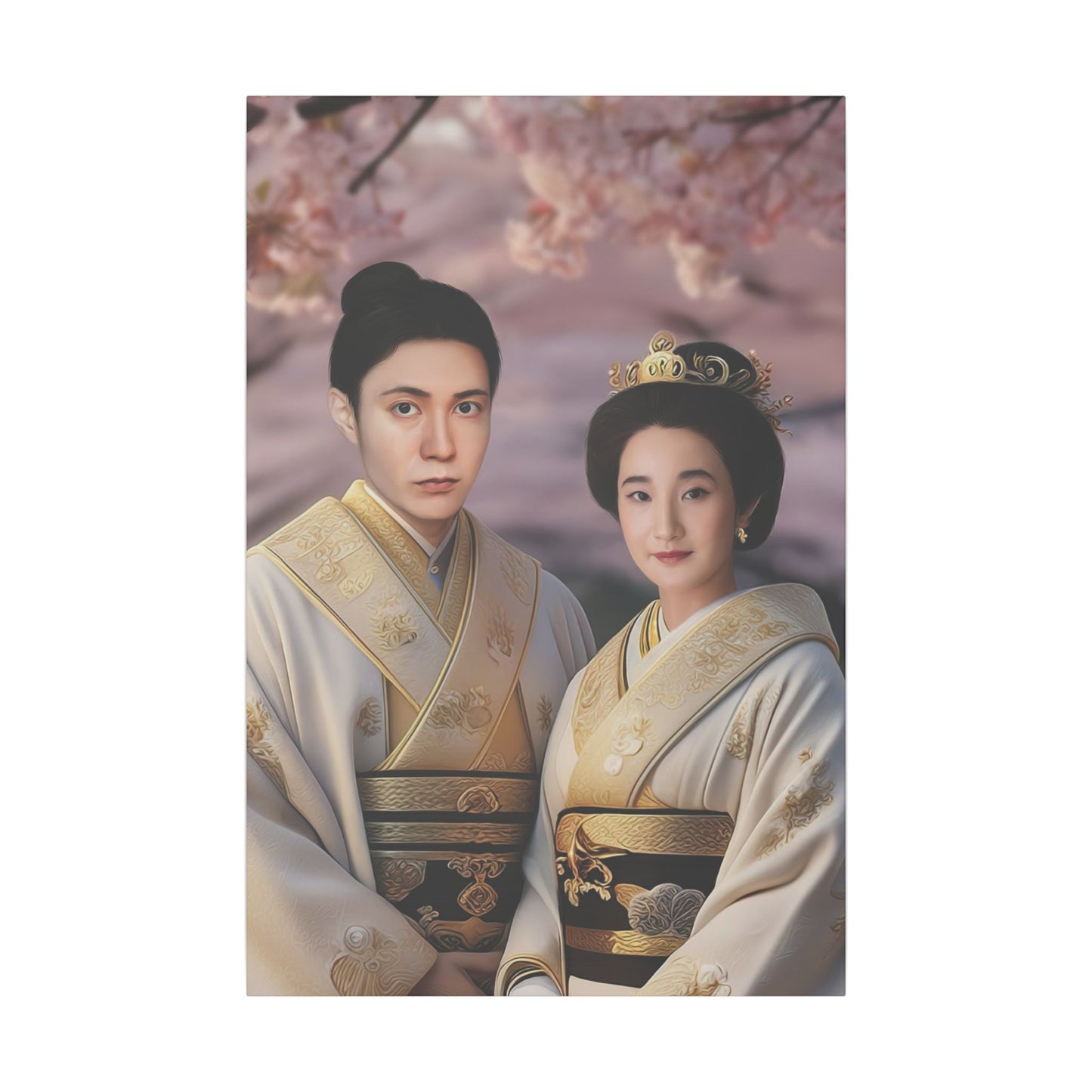 Imperial Elegance Japanese | Custom Portrait with Your Photos