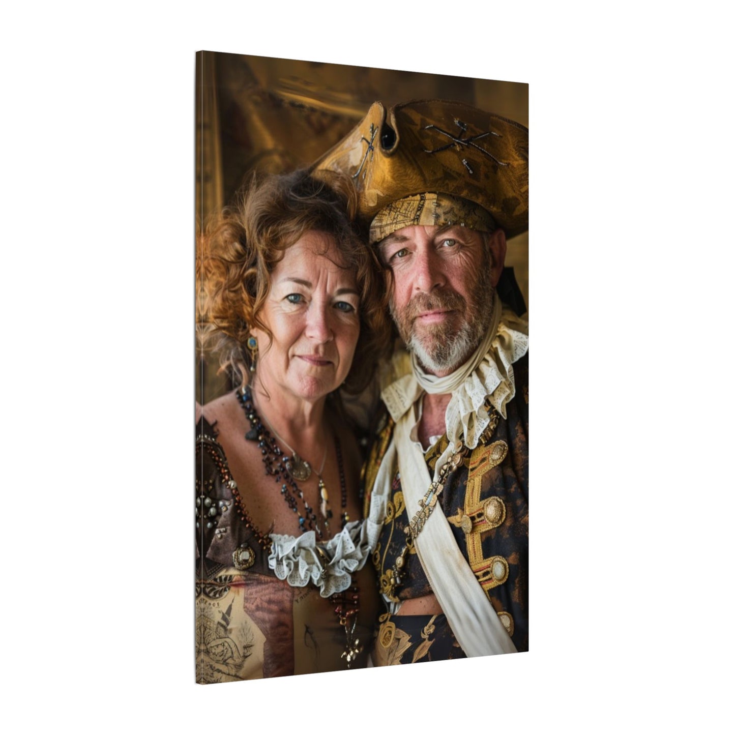 Golden Pirates | Custom Portrait with Your Photos