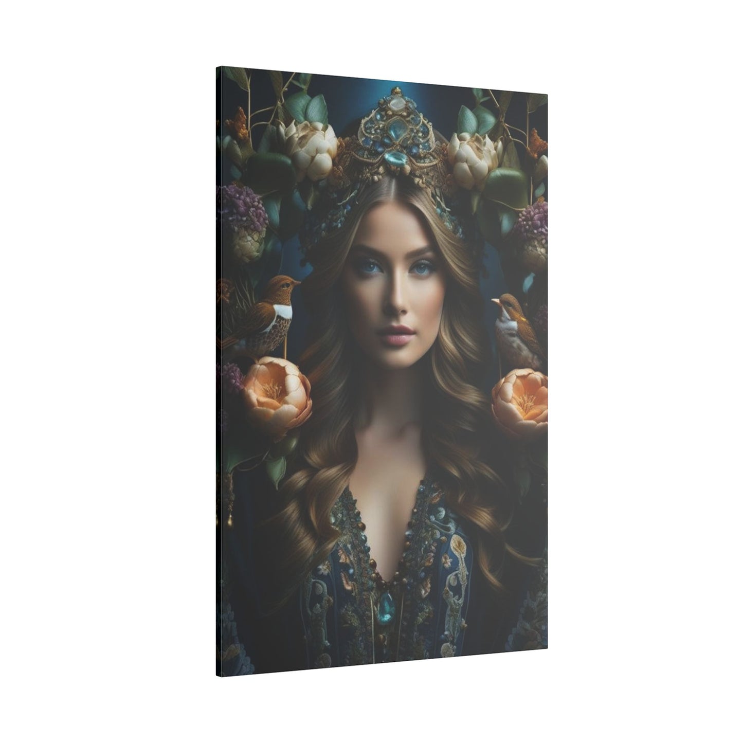 Royal Bloom Queen | Custom Portrait with Your Photos