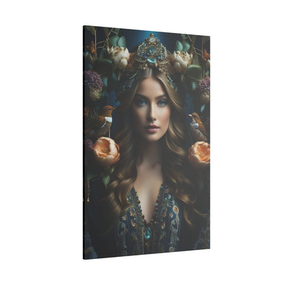 Royal Bloom Queen | Custom Portrait with Your Photos