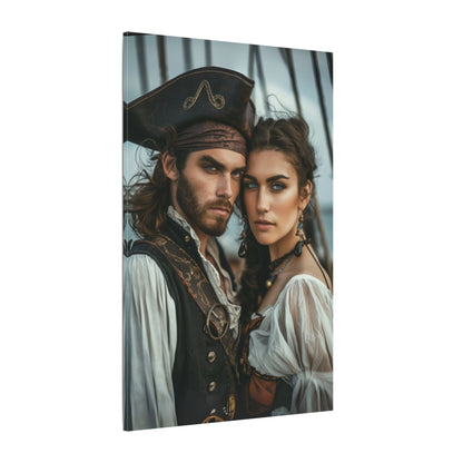 Windbound Lovers | Custom Portrait with Your Photos