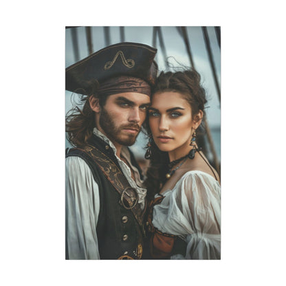 Windbound Lovers | Custom Portrait with Your Photos