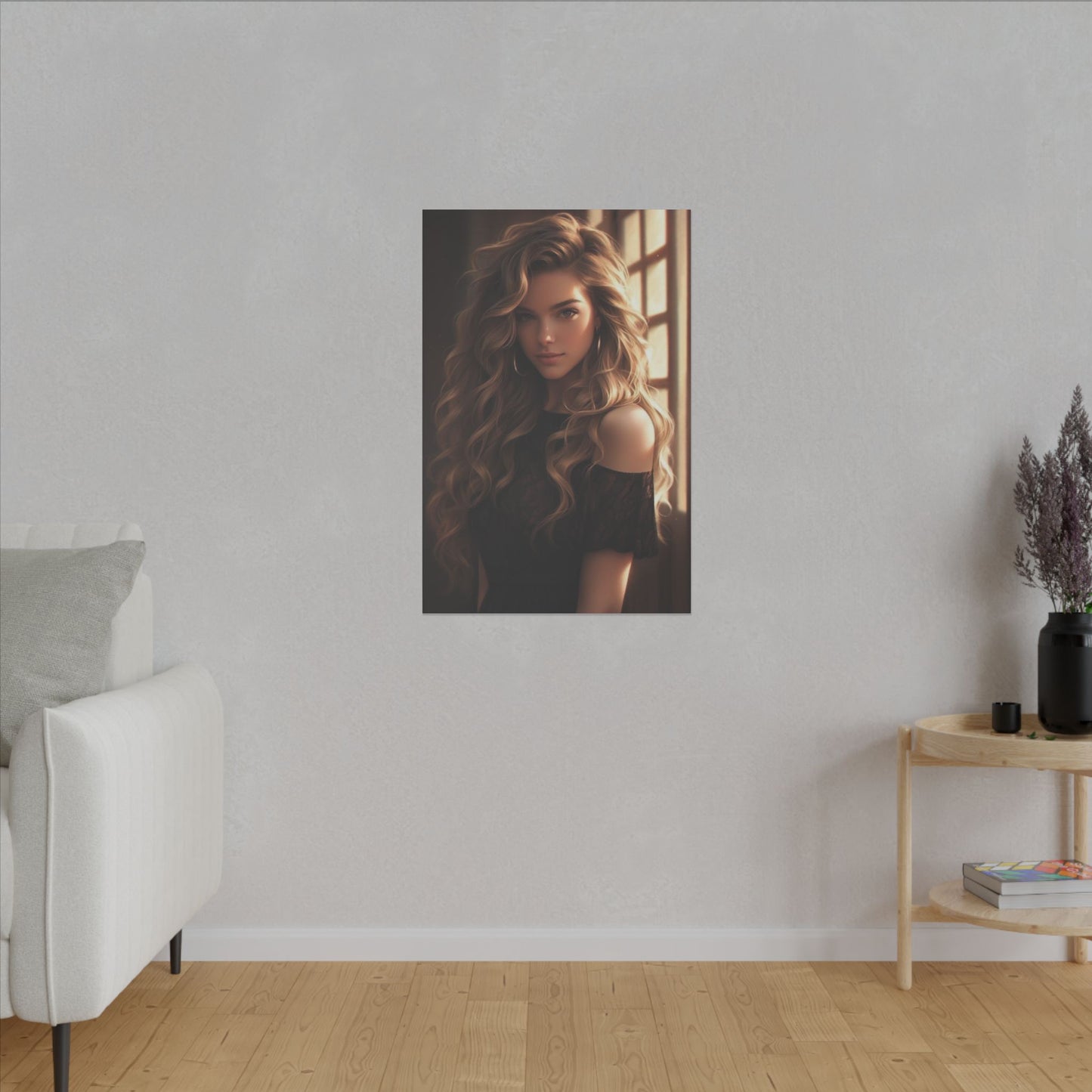 Glamorous Girl | Custom Portrait with Your Photos