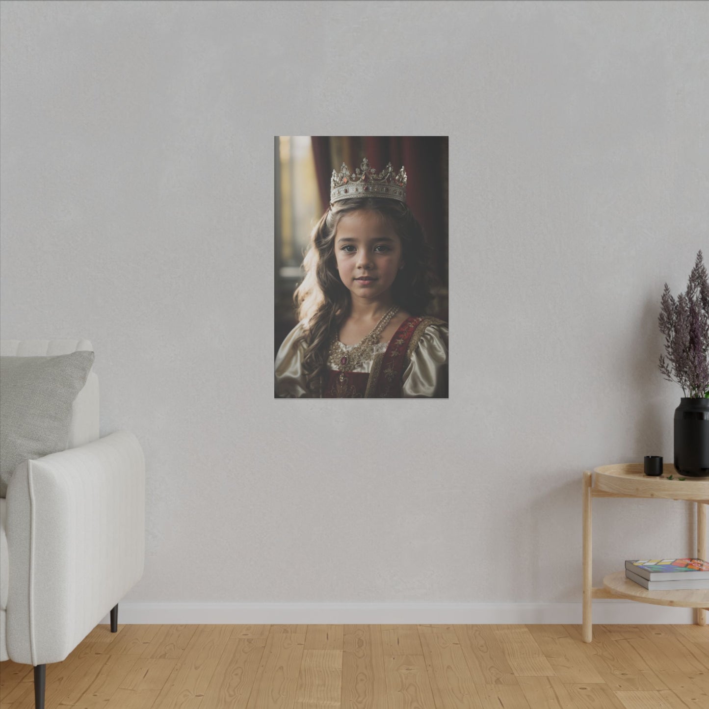 The Little Princess | Custom Portrait with Your Photos
