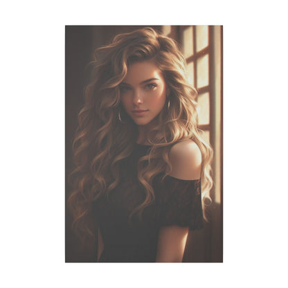 Glamorous Girl | Custom Portrait with Your Photos