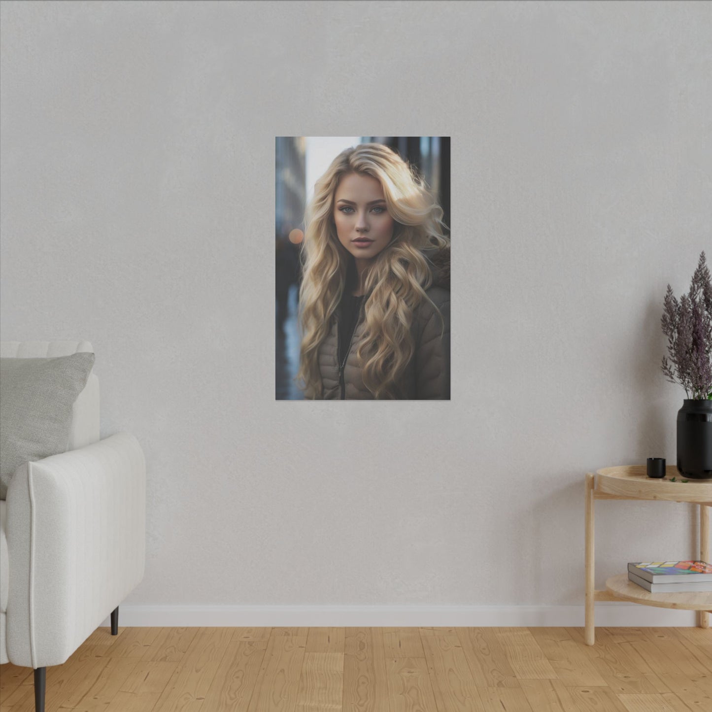 Winter Elegance | Custom Portrait with Your Photos