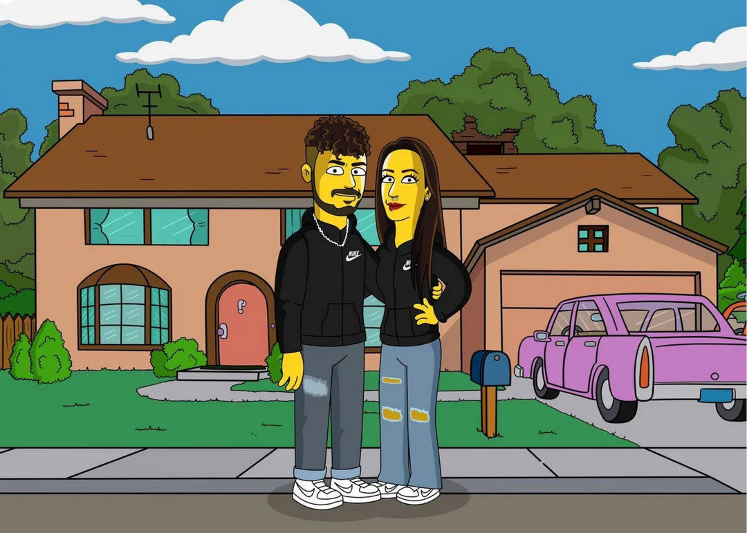 Custom Simpsonify Me Portrait | Turn Your Photo into a Simpsons Character