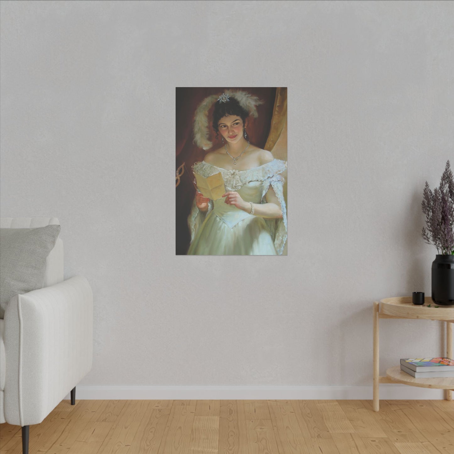 Masquerade Elegance | Custom Portrait with Your Photos