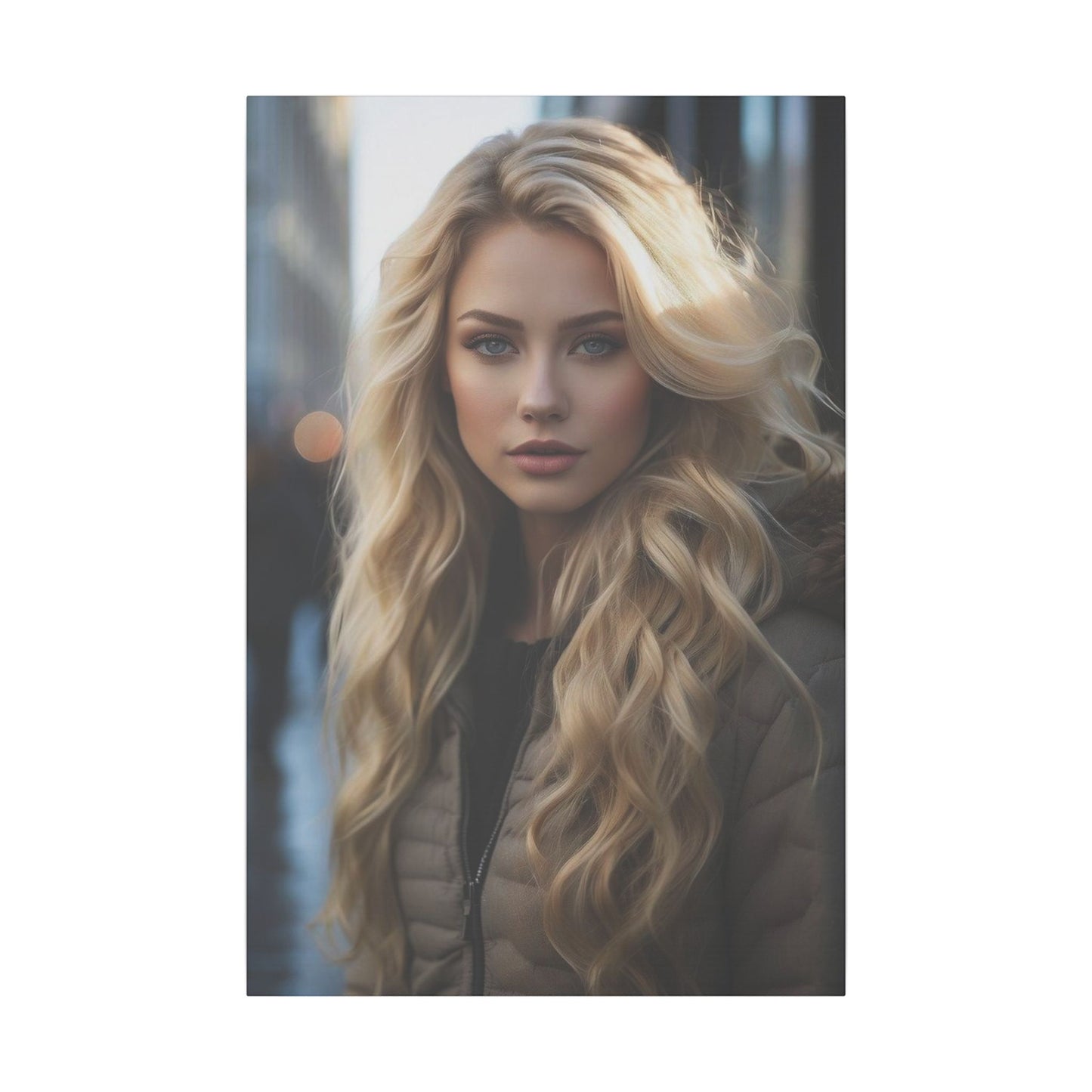 Winter Elegance | Custom Portrait with Your Photos