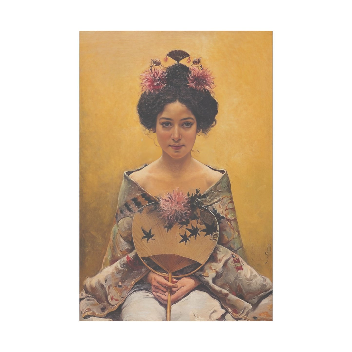 Geisha Elegance | Custom Portrait with Your Photos