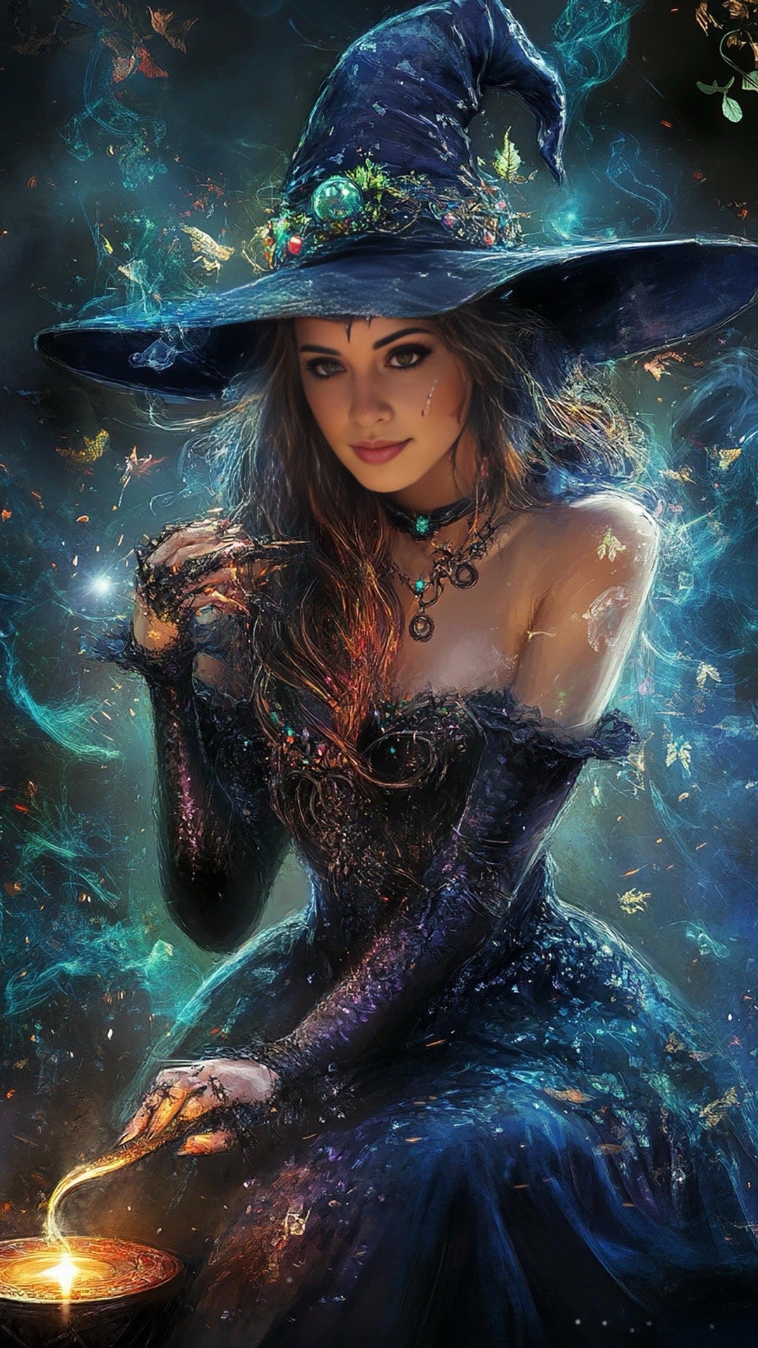 Mystic Witch | Custom Portrait with Your Photos