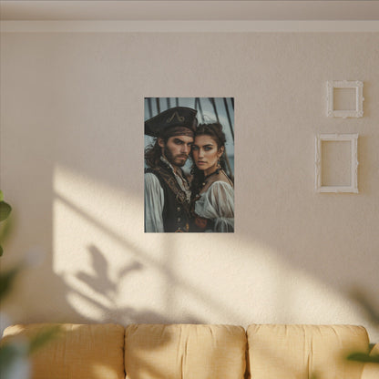 Windbound Lovers | Custom Portrait with Your Photos