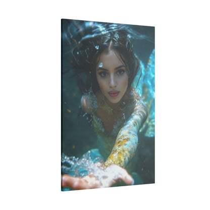 Aqua Mermaid | Custom Portrait with Your Photos