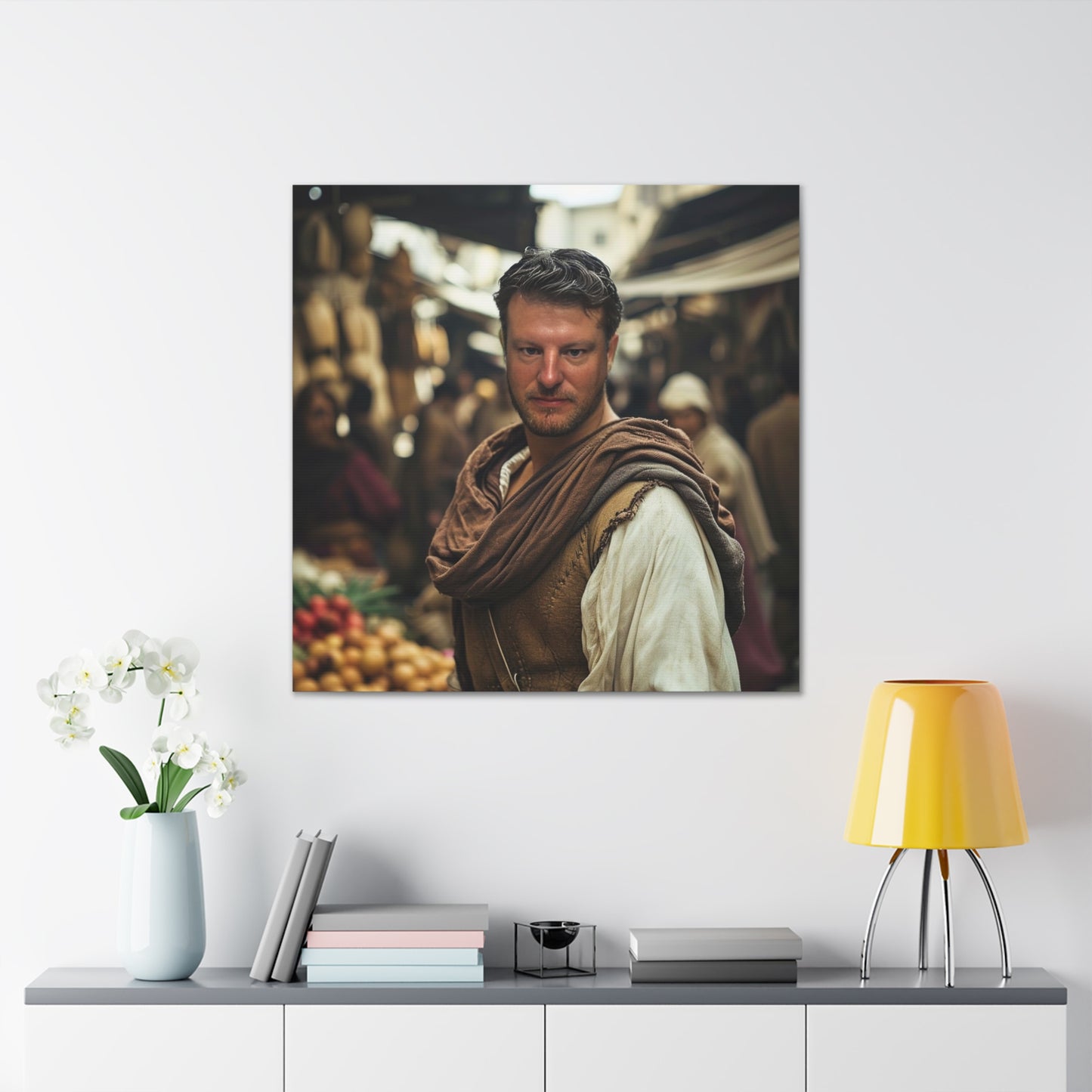 The Merchant of the Market | Custom Portrait with Your Photos