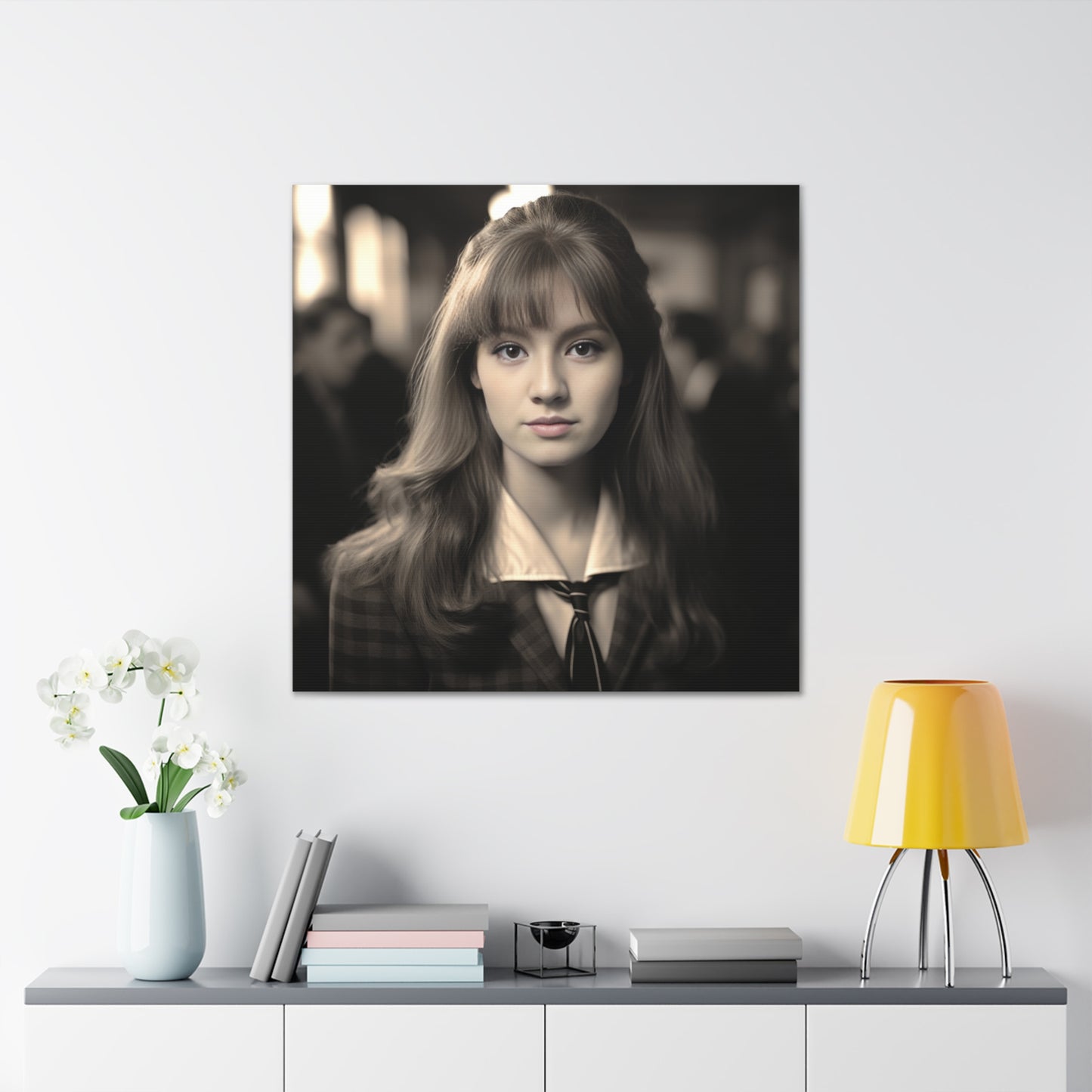 Vintage Schulmädchen | Individuelles Portrait mit Ihren Fotos