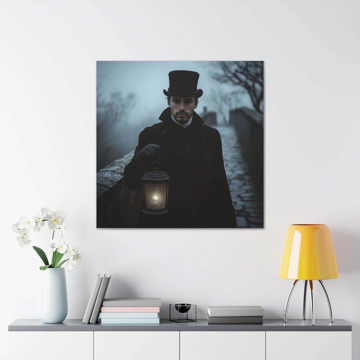 Shadowed Gentleman | Custom Portrait with Your Photos