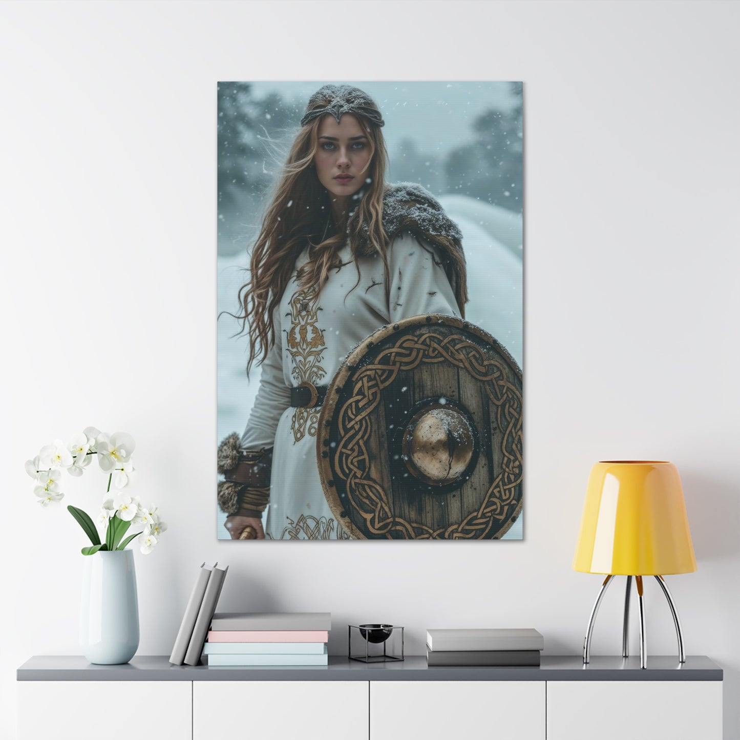 Shieldmaiden Strength | Custom Portrait with Your Photos