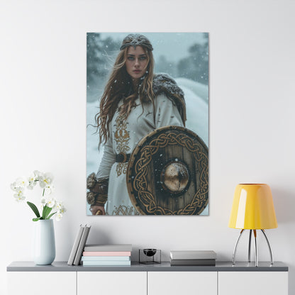 Shieldmaiden Strength | Custom Portrait with Your Photos