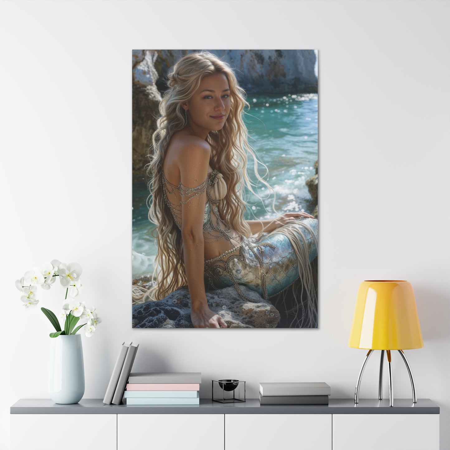 Enchanted Mermaid Portrait | Custom Portrait with Your Photos