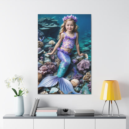 Little Mermaid Fantasy | Custom Portrait with Your Photos