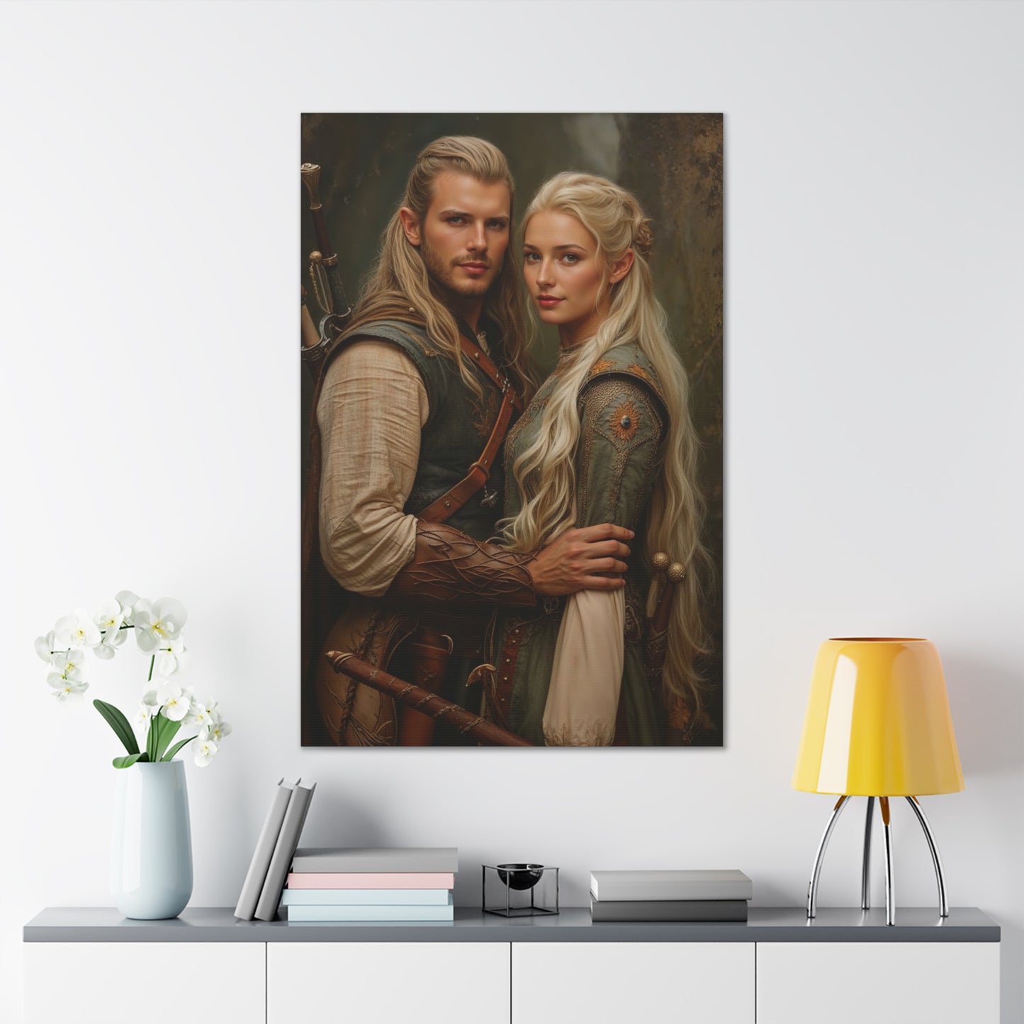 Ethereal Fantasy Love | Custom Portrait with Your Photos