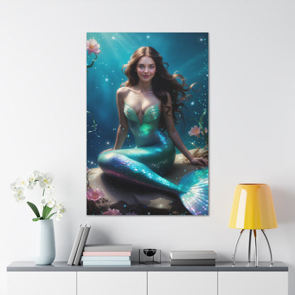 Magical Mermaid Muse | Custom Portrait with Your Photos