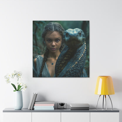Enchantress of the Serpents | Custom Portrait with Your Photos