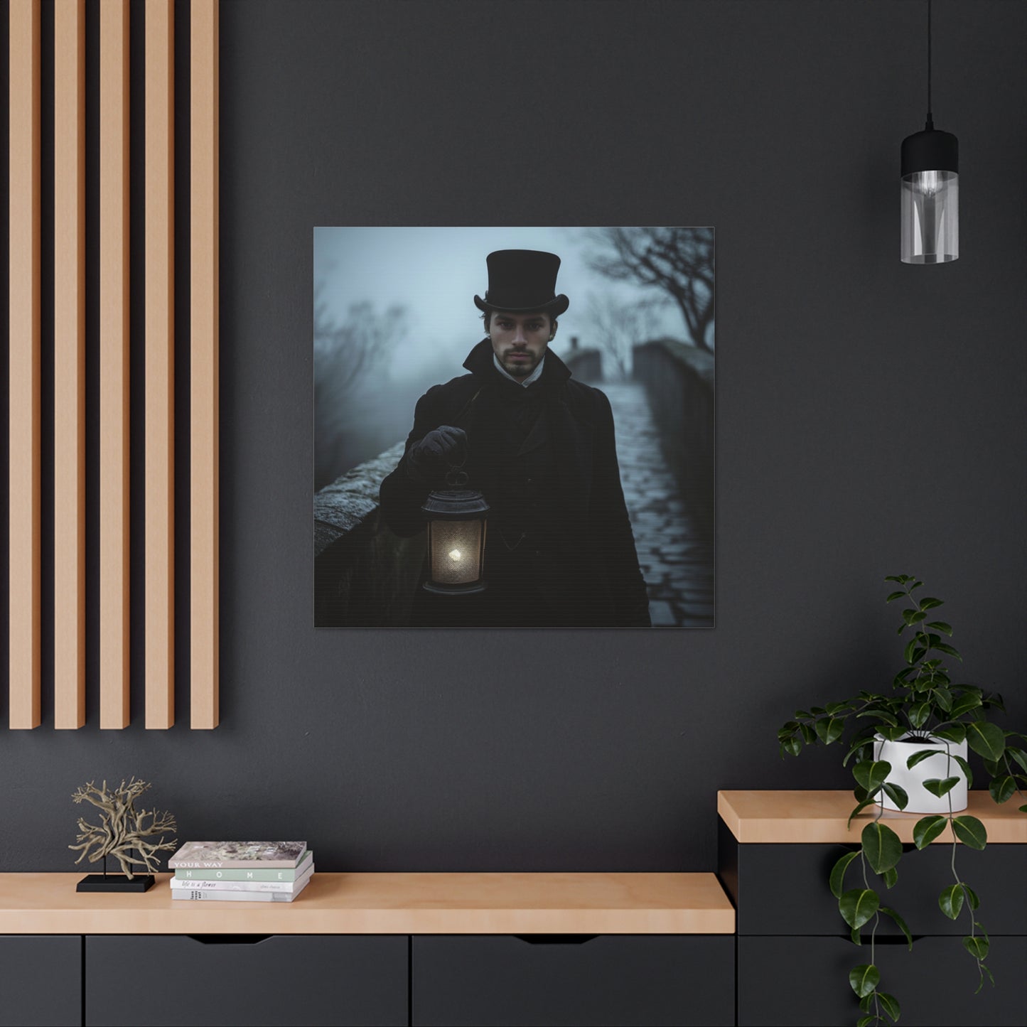 Shadowed Gentleman | Custom Portrait with Your Photos