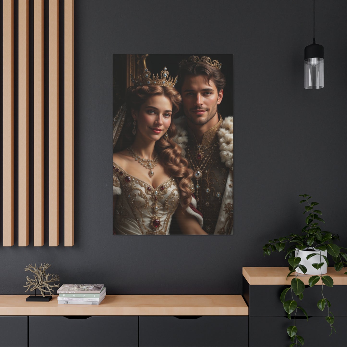 Royal Romance Portrait | Custom Portrait with Your Photos