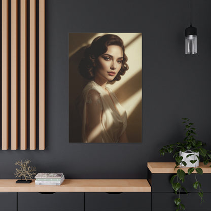 Vintage Hollywood Glam | Personligt portræt med dine fotos