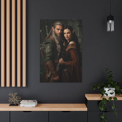 Elven Kingdom Love | Custom Portrait with Your Photos