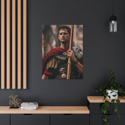 Heroisches Kriegerportrait | Personalisiertes Geschenk mit Ihren Fotos