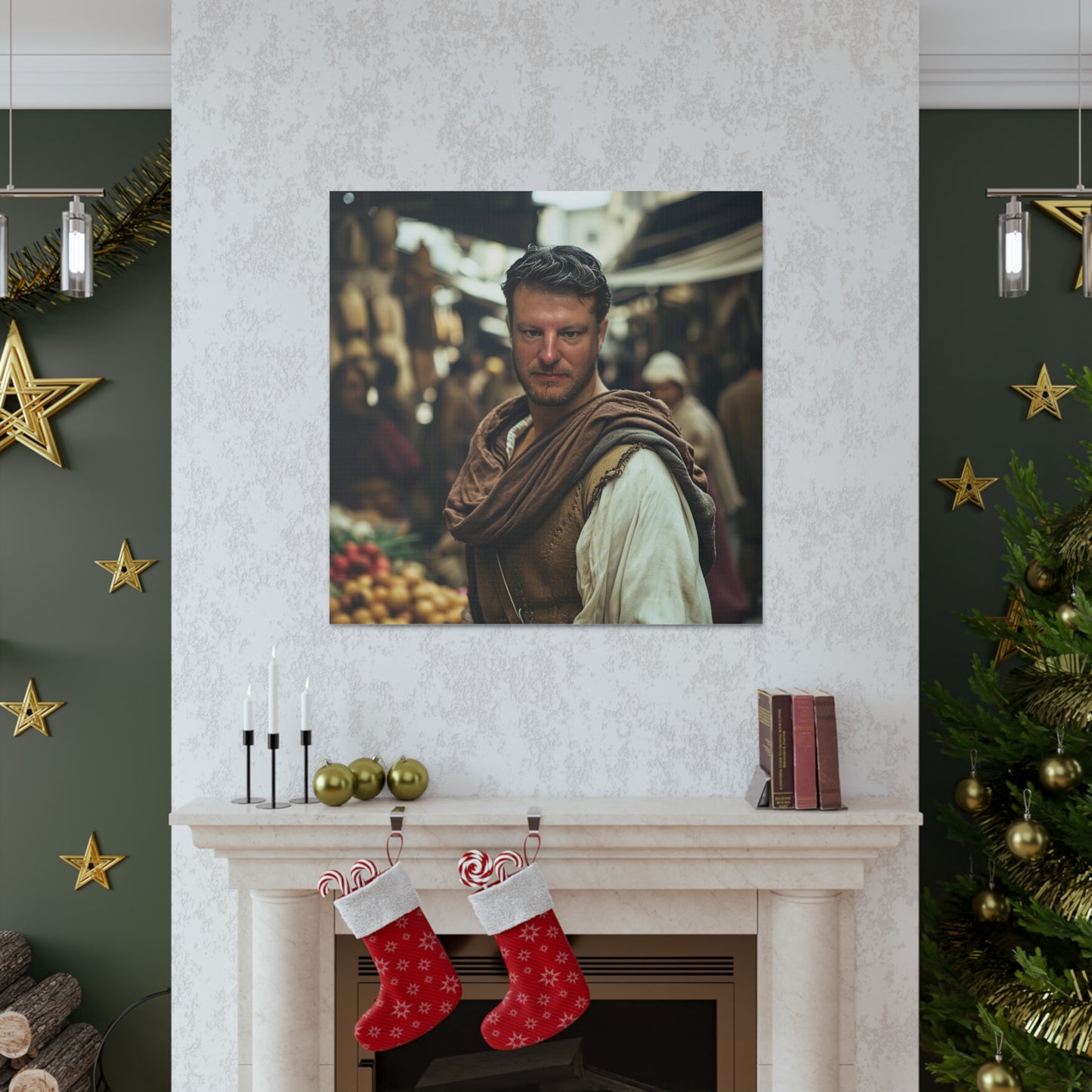 The Merchant of the Market | Custom Portrait with Your Photos