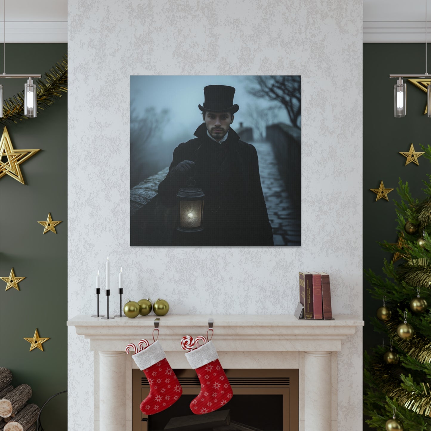 Shadowed Gentleman | Custom Portrait with Your Photos