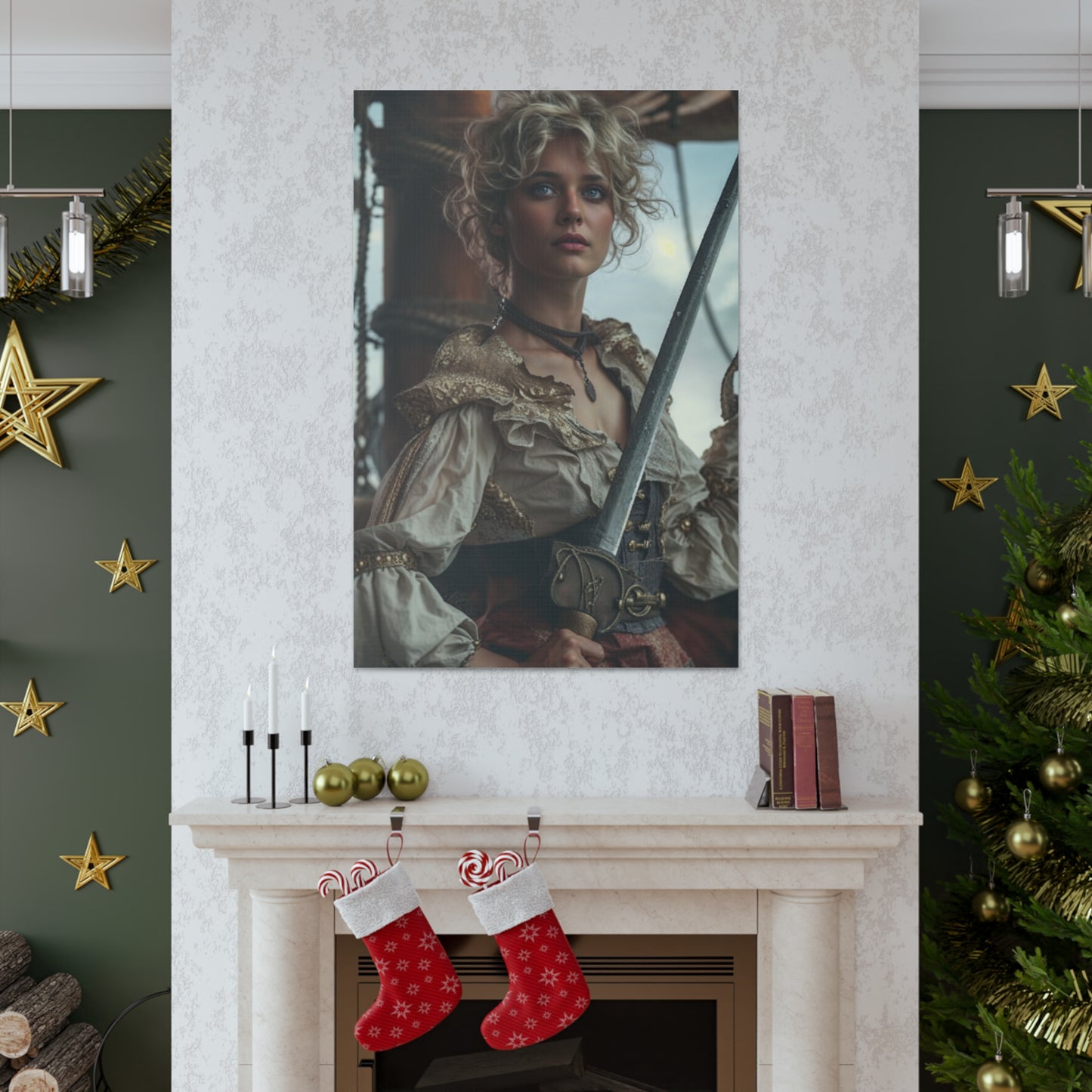 Golden Age Pirate | Custom Portrait with Your Photos