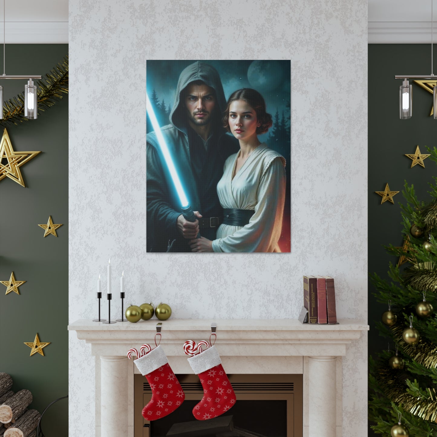 Force-Bound Couple | Custom Portrait with Your Photos