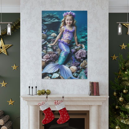 Little Mermaid Fantasy | Custom Portrait with Your Photos