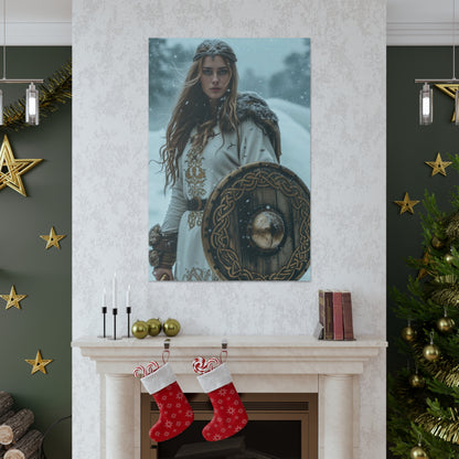 Shieldmaiden Strength | Custom Portrait with Your Photos