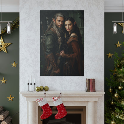 Elven Kingdom Love | Custom Portrait with Your Photos