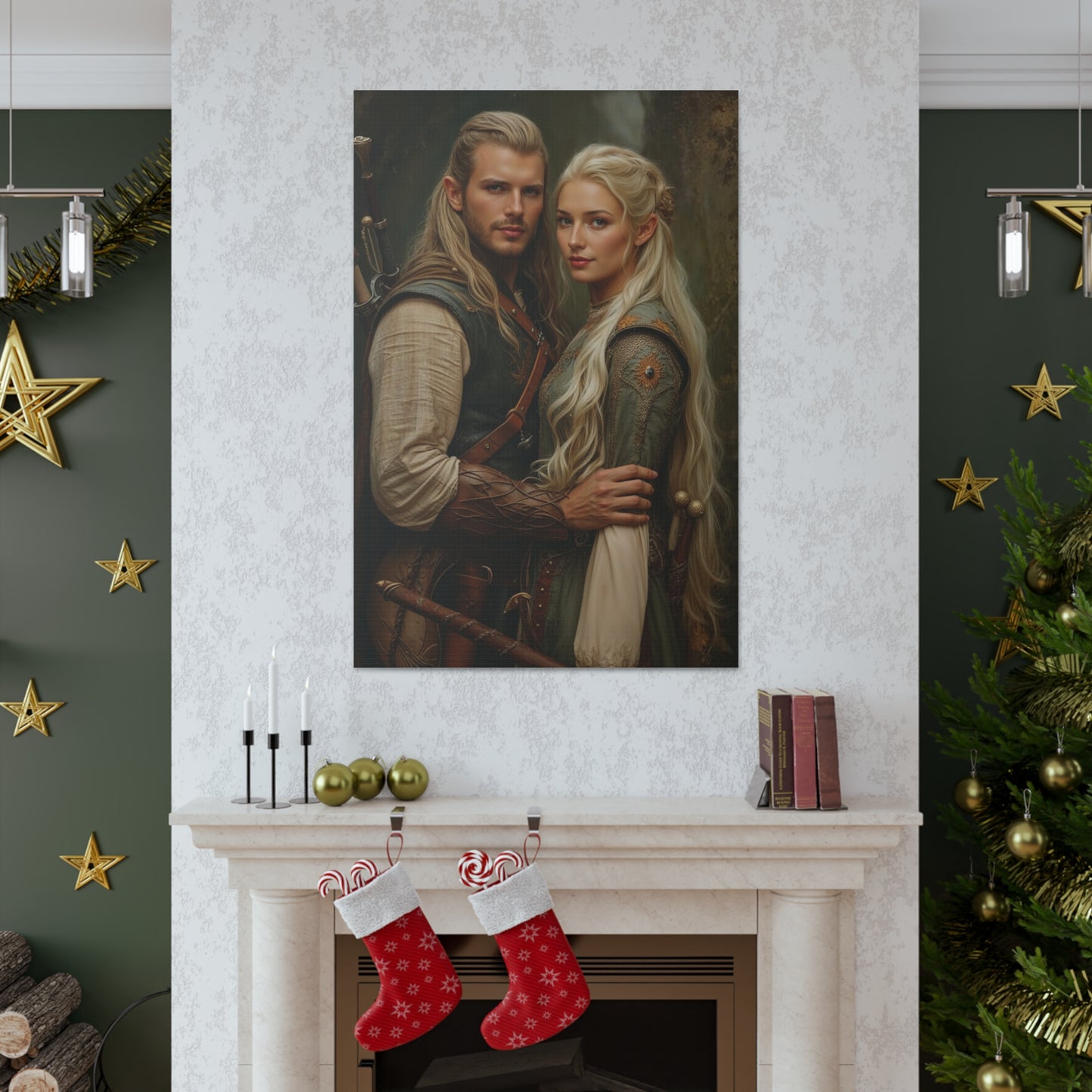 Ethereal Fantasy Love | Custom Portrait with Your Photos