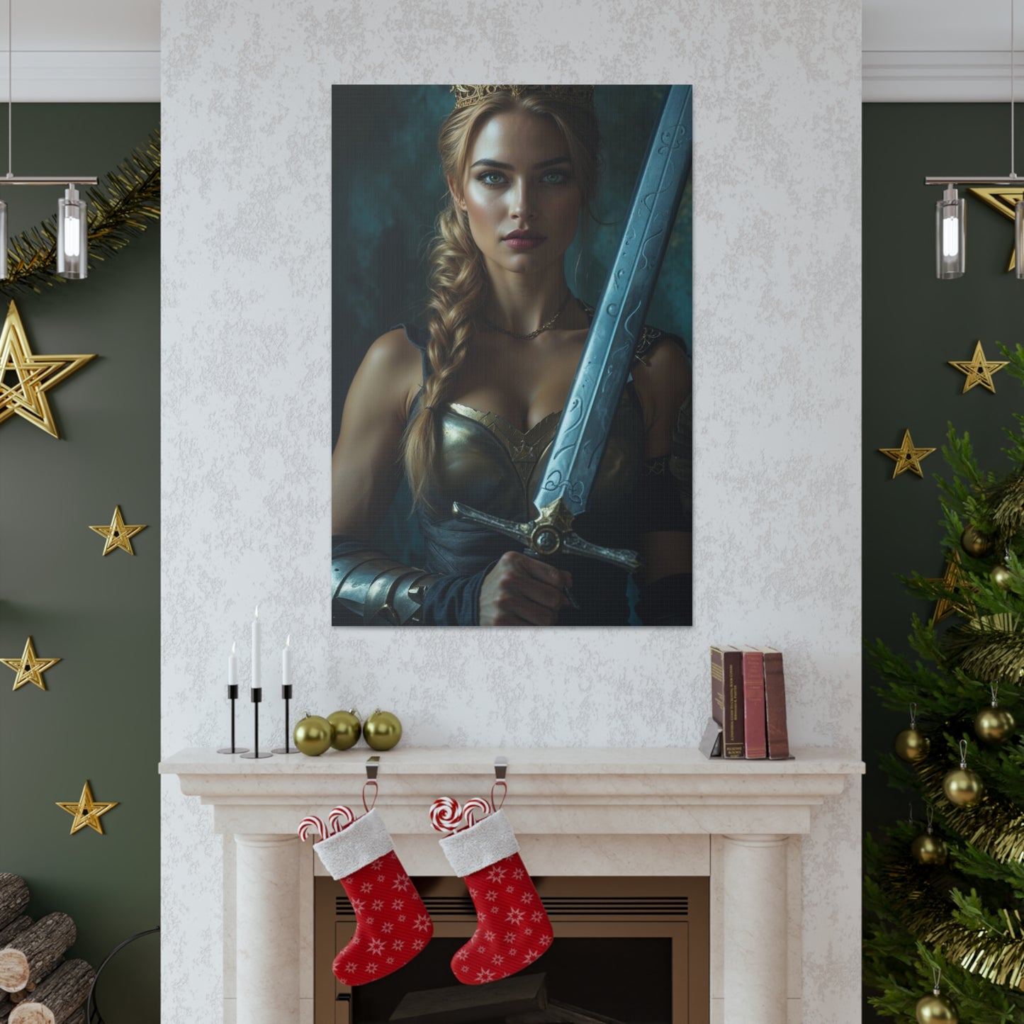 Warrior Queen | Custom Portrait with Your Photos