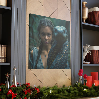 Enchantress of the Serpents | Custom Portrait with Your Photos